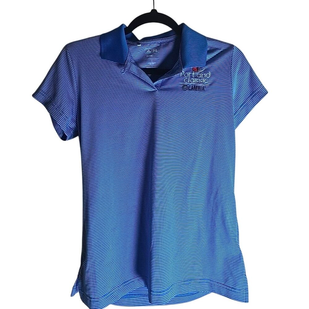 Adidas Golf Tennis Shirt Womens Small Breathable Collared Athleisure Athletic